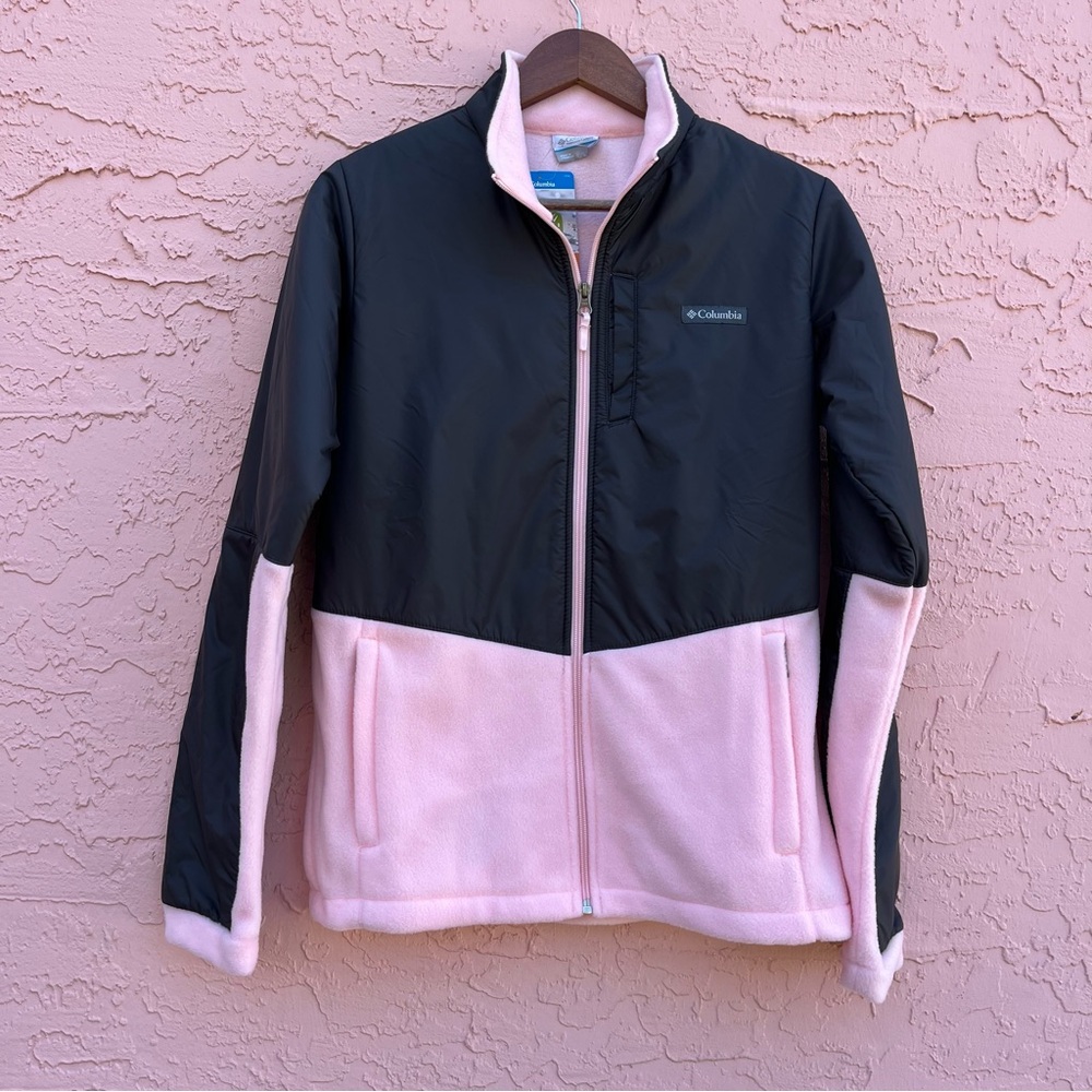NEW Columbia Full Zip Jacket Candy Pink Youth Size XL NWT
